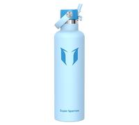 Super Sparrow Botella de Agua Acero Inoxidable - Botellas Termica 1.2L - Sin BPA - Cantimplora Termo con Pajita para Deporte, Viaje, Escuela, Oficina, Gimnasio, Exterior
