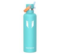 Super Sparrow Botella de Agua Acero Inoxidable - Botellas Termica 1.2L - Sin BPA - Cantimplora Termo con Pajita para Deporte, Viaje, Escuela, Oficina, Gimnasio, Exterior