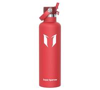 Super Sparrow Botella de Agua Acero Inoxidable - Botellas Termica 1.2L - Sin BPA - Cantimplora Termo con Pajita para Deporte, Viaje, Escuela, Oficina, Gimnasio, Exterior