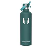 Super Sparrow Botella de Agua Acero Inoxidable - Botellas Termica 1.2L - Sin BPA - Cantimplora Termo con Pajita para Deporte, Viaje, Escuela, Oficina, Gimnasio, Exterior