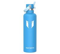 Super Sparrow Botella de Agua Acero Inoxidable - Botellas Termica 1.2L - Sin BPA - Cantimplora Termo con Pajita para Deporte, Viaje, Escuela, Oficina, Gimnasio, Exterior