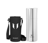 Super Sparrow Botella Termica - 750ml - Termo de Acero Inoxidable - Cantimplora Sin BPA - Termo Cafe - Tapa Antifugas que Sirve de Taza - Se Mantiene Caliente 12 o Frío 24 Horas