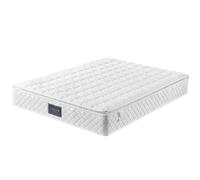 Superaly White Pocket Spring Mattress 90 / 140 / 160 x 200 cm Breathable Polyester Fabric Bed Mattress Hardness H3 25cm Thick