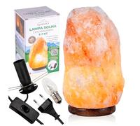 SUPERBUTELKI.PL Lámpara de Sal del Himalaya 5-7 kg de Punjab Pakistán - Lámpara de Cristal Natural en Piedra de Sal