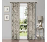 Superior Cortinas Opacas, oscurecimiento de habitación, decoración de Ventana para Dormitorio, Bloqueo Solar, térmicas, Cortinas Bohemias Modernas, colección de Hojas, Juego de 2 Paneles, Bolsillo