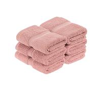 Superior - Juego de Toallas de tocador de algodón de 900 g/m2, Color Rosa de té, 6 Piezas