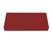 SuperKissen24. Cojín Colchón para Palet Sofá Banco 80x40 cm Asiento Cómodo e Impermeable para Muebles Terazza Exterior - Rosso Scuro