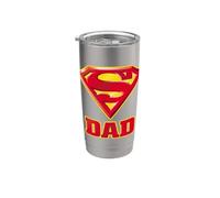 Superman Super Dad Vaso térmico de acero inoxidable de doble pared