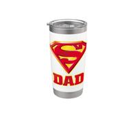 Superman Super Dad Vaso térmico de acero inoxidable de doble pared