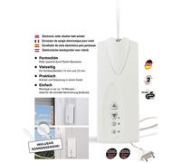 Superrollo GW70, enrollador eléctrico para persianas, diseño plano para montaje en superficie, incluye sensor solar y temporizador, motor para persianas, compatible con persianas de hasta 30 kg, model