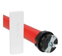 SuperRollo Motor de persiana inalámbrico RM10MMB (SW60, 10 Nm), in ontrol remoto, motor tubular con radio control, hasta 3,5 m² de superficie de persiana (persiana máx. 20 kg), kit completo para