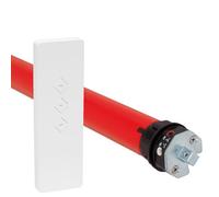 superrollo RM10MSB - Motor de persiana enrollable (SW40, 10 Nm), incluye mando a distancia, motor tubular con mando a distancia, hasta 3,5 m² de superficie de persiana (persiana máx. 20 kg), juego