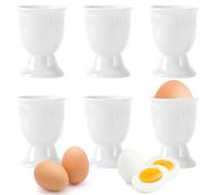 SUPRROW Juego de 6 hueveras de cerámica, coloridas tazas de cerámica
