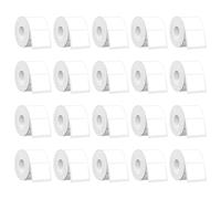 SUPVAN KATASYMBOL T50M Pro Impermeabilización Térmica Etiquetas Adhesivas, 20 Rollos, 40 mm x 30 mm, 250 Uds/Rollo, Negro sobre Blanco