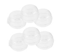 SUPVOX 6piezas Funda Protectora Para Estufa De Gas Transparente Cubiertas De Seguridad Para Perillas De Estufas Gas Organizador De Cocina Para Mayor Protección y Orden