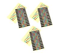 SUPVOX 6piezas Pegatinas para Diapasón de Guitarra Pack Color Negro para Principiantes de Guitarra Eléctrica Aprendizaje de Escalas y Notas Musicales