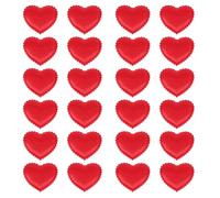 SUPVOX Confeti Decorativo Forma de Corazón Rojo Reutilizable y Fácil de Usar, 300 Piezas de Pétalos Artificiales para Fiesta Romántica y Decoración de Cumpleaños