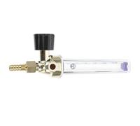 SUPVOX Medidor de Flujo para Argón y Dióxido de Carbono Regulador de Gas Ligero de Ppe y Diámetro Estándar 1/4pt para Máquinas de Soldadura