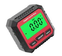 SUPVOX Nivel Digital Magnético Rojo Pantalla Lcd Retroiluminada y Medición Precisa de Ángulos para Uso Profesional y Doméstico
