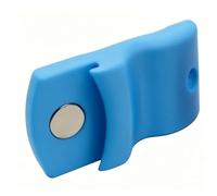 SUPYINI Abrebotellas magnético para conservas, potente elevador de tapas para vasos normales y de cuello ancho (azul)