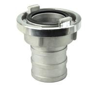 SURE TEC Germany Storz Acoplamiento con boquilla de manguera de aluminio fundido 52-C | acoplamiento de bomberos de 2 pulgadas 52 mm con junta de succión | acoplamiento de aspiración de aluminio