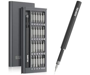 SURFOU 49 EN 1 Juego de Destornilladores Precision, Kit de Herramientas Portátil Pequeños Magnéticas Puntas de Destornillador para iPhones, Switch, PS4, PS5, Xbox, PC, Mac, Laptop, Ordenador, Gafas
