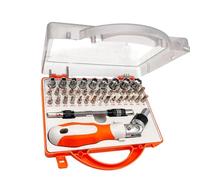 Surtido de destornilladores de caja de almacenamiento para mantenimiento | Puntas de llave de trinquete de extensión flexible, engranaje manual de servicio doméstico, manejo de sujetadores pequeños