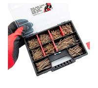 Surtido de tornillos para madera 325 con maletín y caja surtida de bits
