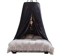 Surwin Mosquitera Cama Individual Matrimonio, Universal Mosquitera para Cama con Diseño de Cúpula Mosquitera Cama Grande Mosquito Net para Habitación Interior o Exterior (labios rojos)