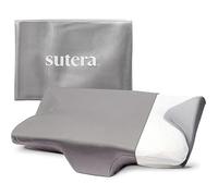 Sutera - Funda de Almohada ortopédica de Contorno, Cervical para Dormir, con Cremallera, Color Gris, de bambú