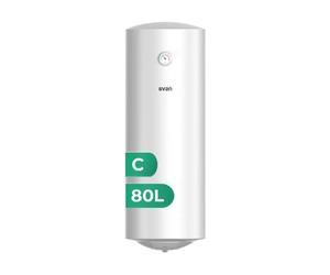 Svan - Termo eléctrico ST8001S de 73 L vertical slim para baño o cocina, 1500 W con ánodo de magnesio y clase energética C Medium