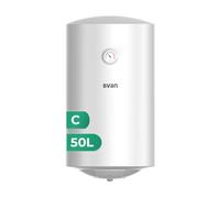 Svan Electro Termo eléctrico vertical ST5001S 50 L 1500W resistencia inox blanco kit montaje Clase C
