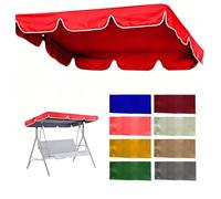 SVBVRFEEW Toldo Recambio Balancín Toldo De Repuesto Para Columpio Cubierta Superior Para Balancín Jardin Cubierta De Toldo De Oxford Techo De Repuesto Para Hamaca(Red,200x120cm/79x47in)