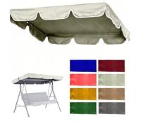 SVBVRFEEW Toldo Recambio Balancín Toldo De Repuesto Para Columpio Cubierta Superior Para Balancín Jardin Cubierta De Toldo De Oxford Techo De Repuesto Para Hamaca(Beige,200x120cm/79x47in)