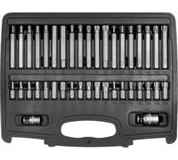 SW-Stahl 04470L: Juego de puntas para destornillador, 40 piezas. Incluye puntas Torx, hexagonales y de doce caras