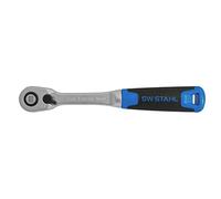 SW-Stahl 06038L Carraca Reversible 3/8", Trinquete de Dientes Finos 72T