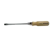 SW Stahl 30600L Destornillador con Mango de Madera, Ranura 4,5 x 90 mm | Herramienta de mano profesional para tornillos planos, con hoja de acero resistente y diseno clasico ergonomico