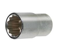 SW-Stahl Llave de Vaso de 18 mm, 12 Caras y Cuadradillo de 1/2 Pulgada