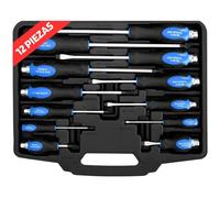 SW STAHL S7891 Juego de Destornilladores de Impacto, 12 Piezas, SL y PH