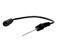 SW-Stahl Sonda de Prueba Larga con Cable, 0,7 mm de Diámetro, Negro, 32225L