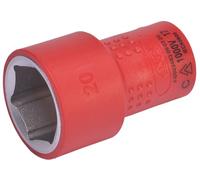 SW Stahl VDE Vaso para Llaves de Carraca, 3/8 Pulgadas, 20 mm, 05520L-20