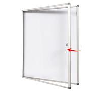 SWANCROWN Tablon de Anuncios Magnético para 12 Hojas A4 con Cerradura