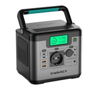 SWAREY Estación de Energía S550, Generador Solar 555Wh con CA de 550W (Pico de 1100W), Carga Rápida Bidireccional USB-C de 140W, Batería Solar Portátil para Camping Hogar Viajes Emergencias