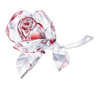 Swarovski Figura de rosa roja 5428561 Cristal multicolor claro 5,1 x 9 x 6,1 cm