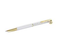 Swarovski Bolígrafo Crystalline Herradura Blanco – lacado blanco, baño tono oro