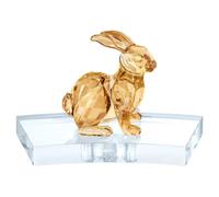 Swarovski Complemento Chinese Zodiac Rabbit de Cristal Dorado