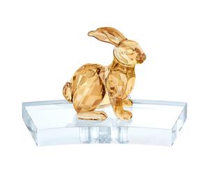 Swarovski Complemento Chinese Zodiac Rabbit de Cristal Dorado