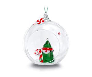 Swarovski holiday cheers - adorno de bola de elfo de papá noel, crist
