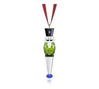 Swarovski Holiday Cheers:Ornament Nutcracker Green