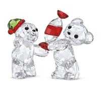 Swarovski Oso Kris Fiestas Edición Anual 2023, Osos de Cristales Transparentes y Detalles Multicolores, Colección Kris Bear de Swarovski
